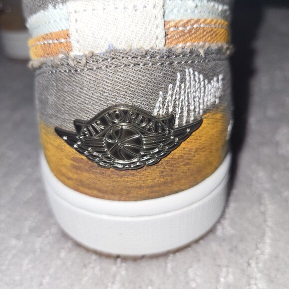 Size 12 - Jordan 1 Low SE Multi Color Sail Distressed IM6664-991 AUTHENTIC NEW! - Picture 8 of 11